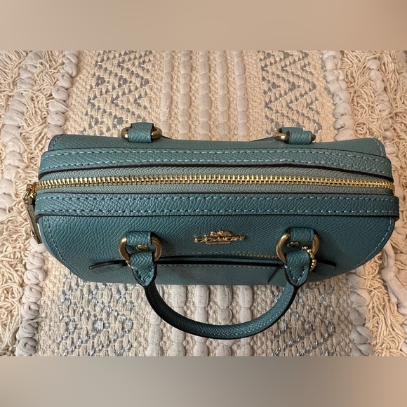 Nwt Authentic Coach Mini Rowan In Marine Crossbody Satchel Bag - Picture 12 of 12